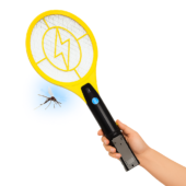 Electric Bug Zapper Racket – Battery Operated Handheld Insect Killer for Flies, Mosquitoes & Spiders